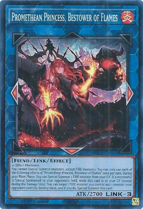 Image for Promethean Princess, Bestower of Flames (Quarter Century Bonanza) (RA03-EN050) - YuGiOh