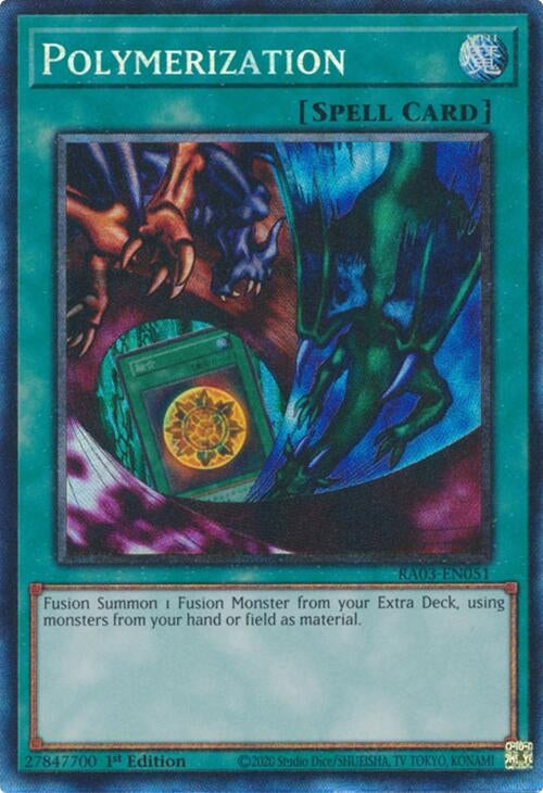 Image for Polymerization (A) (Alternate Art) (PCR) (Quarter Century Bonanza) (RA03-EN051) - YuGiOh