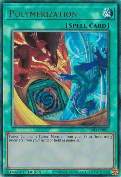 Image for Polymerization (B) (HERO Art) (PUR) (Quarter Century Bonanza) (RA03-EN051) - YuGiOh