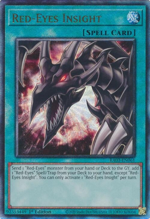 Image for Red-Eyes Insight (PUR) (Quarter Century Bonanza) (RA03-EN061) - YuGiOh