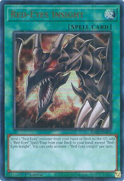 Image for Red-Eyes Insight (UR) (Quarter Century Bonanza) (RA03-EN061) - YuGiOh