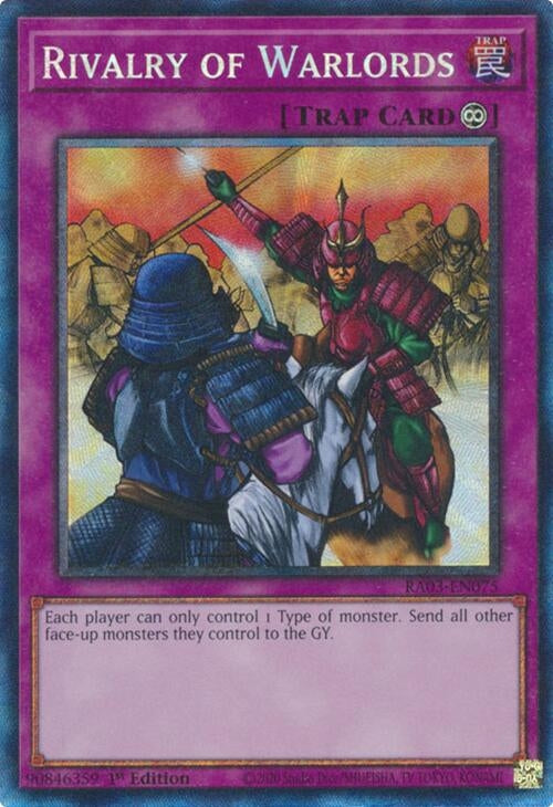 Image for Rivalry of Warlords (PCR) (Quarter Century Bonanza) (RA03-EN075) - YuGiOh