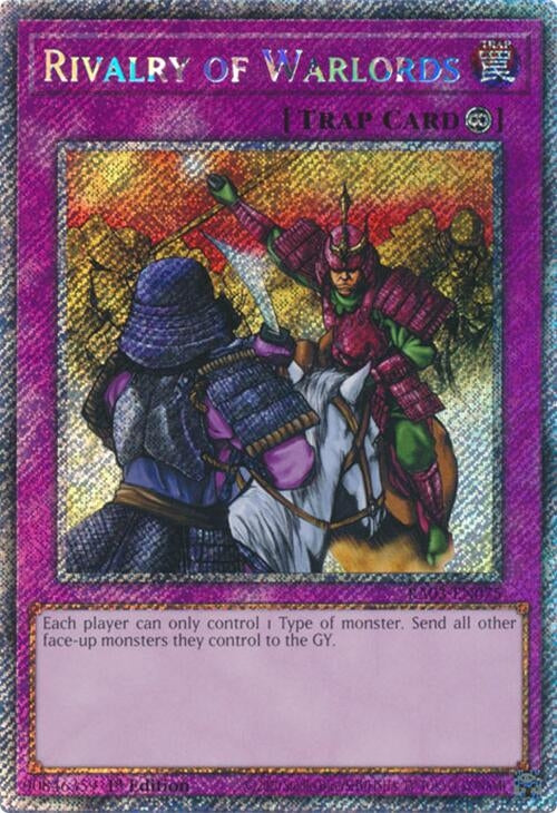 Image for Rivalry of Warlords (Platinum Secret Rare) (Quarter Century Bonanza) (RA03-EN075) - YuGiOh