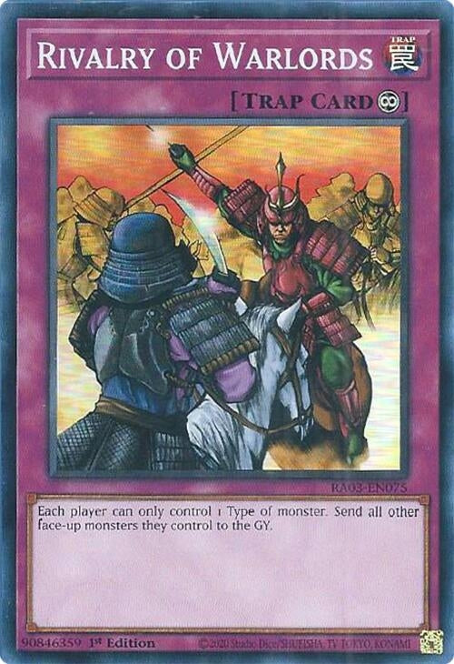 Image for Rivalry of Warlords (Quarter Century Bonanza) (RA03-EN075) - YuGiOh