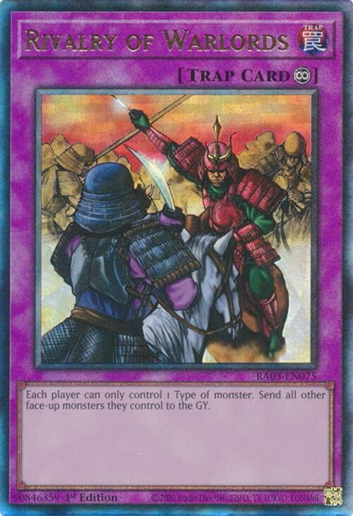 Image for Rivalry of Warlords (PUR) (Quarter Century Bonanza) (RA03-EN075) - YuGiOh