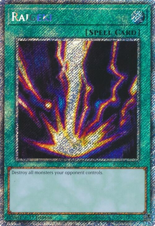 Image for Raigeki (Platinum Secret Rare) (Quarter Century Bonanza) (RA03-EN083) - YuGiOh