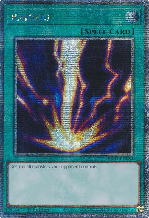 Image for Raigeki (Quarter Century Secret Rare) (Quarter Century Bonanza) (RA03-EN083) - YuGiOh