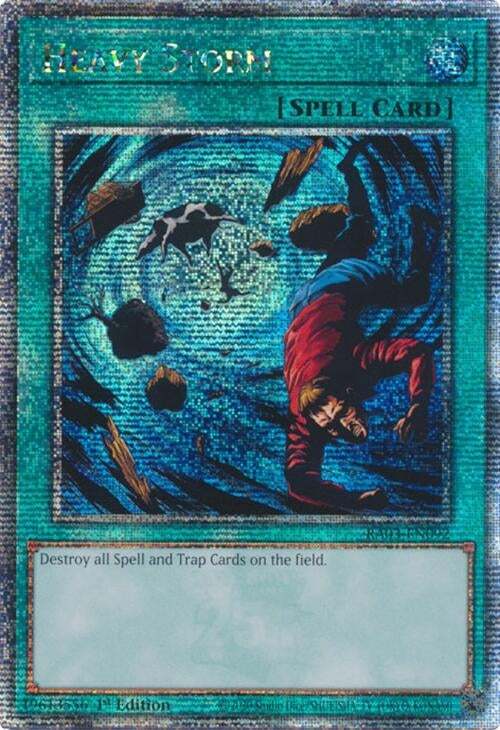 Image for Heavy Storm (Quarter Century Secret Rare) (Quarter Century Bonanza) (RA03-EN092) - YuGiOh