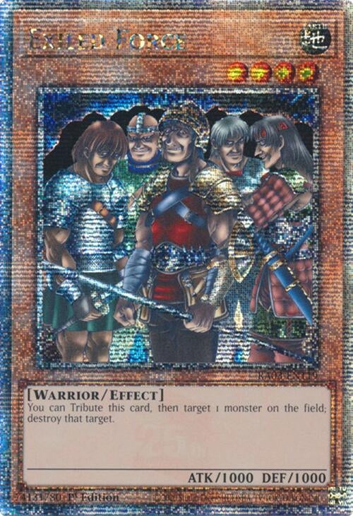 Image for Exiled Force (Quarter Century Secret Rare) (Quarter Century Bonanza) (RA03-EN119) - YuGiOh