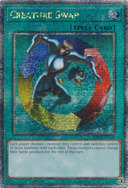 Image for Creature Swap (Quarter Century Secret Rare) (Quarter Century Bonanza) (RA03-EN120) - YuGiOh