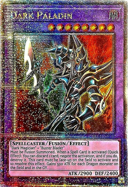 Image for Dark Paladin (Quarter Century Secret Rare) (Quarter Century Bonanza) (RA03-EN126) - YuGiOh