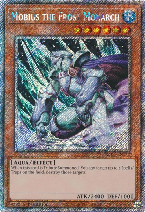 Image for Mobius the Frost Monarch (Platinum Secret Rare) (Quarter Century Bonanza) (RA03-EN142) - YuGiOh