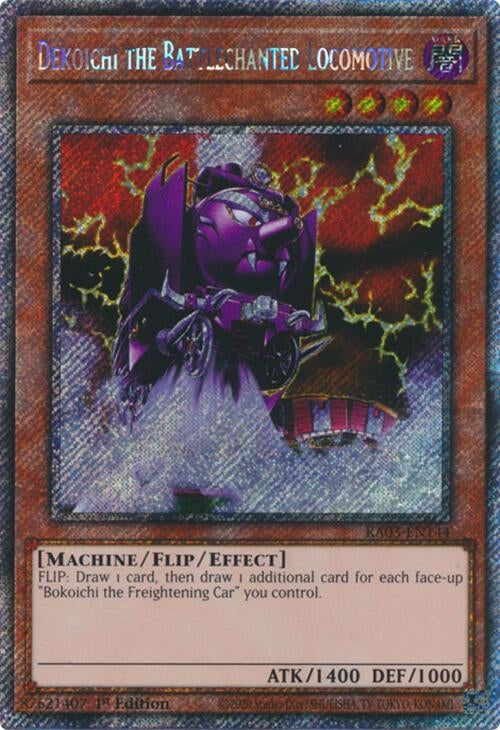 Image for Dekoichi the Battlechanted Locomotive (Platinum Secret Rare) (Quarter Century Bonanza) (RA03-EN144) - YuGiOh