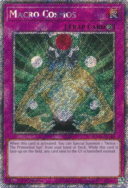 Image for Macro Cosmos (Platinum Secret Rare) (Quarter Century Bonanza) (RA03-EN164) - YuGiOh