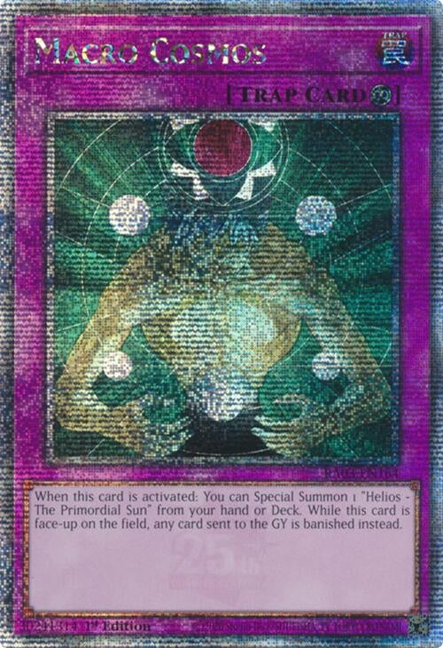Image for Macro Cosmos (Quarter Century Secret Rare) (Quarter Century Bonanza) (RA03-EN164) - YuGiOh