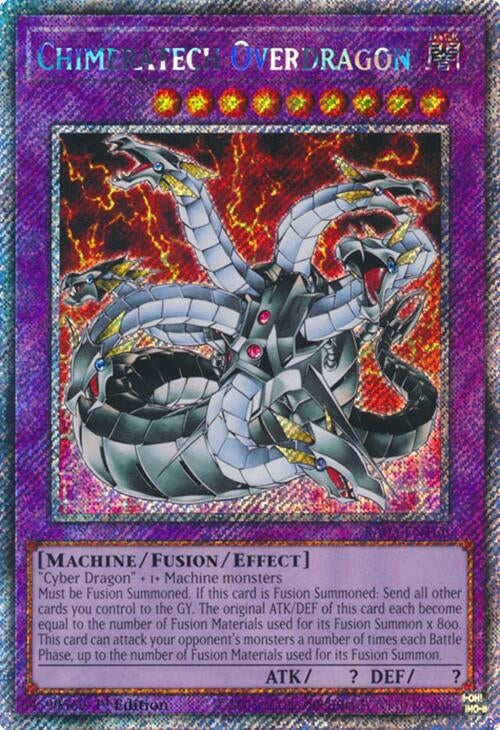 Image for Chimeratech Overdragon (Platinum Secret Rare) (Quarter Century Bonanza) (RA03-EN166) - YuGiOh