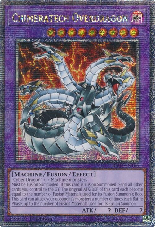 Image for Chimeratech Overdragon (Quarter Century Secret Rare) (Quarter Century Bonanza) (RA03-EN166) - YuGiOh