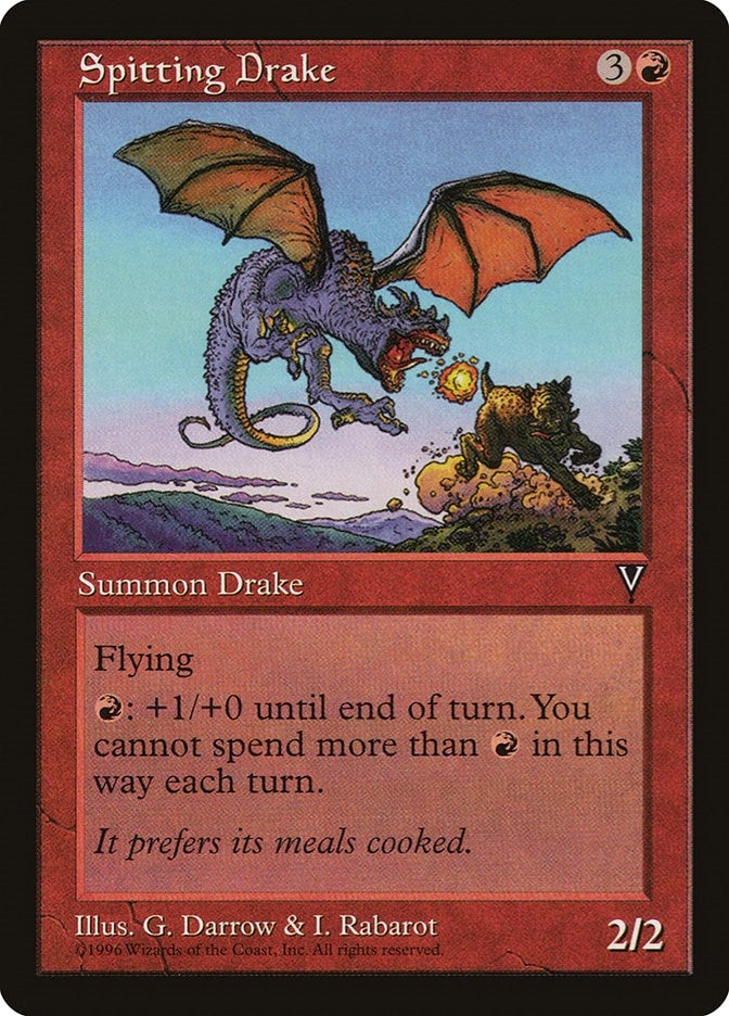 Image for Spitting Drake (Visions) - Magic: The Gathering