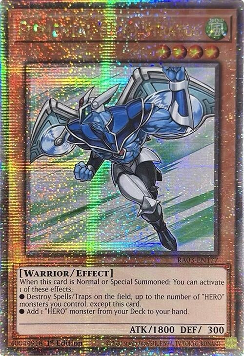 Image for Elemental HERO Stratos (Quarter Century Secret Rare) (Quarter Century Bonanza) (RA03-EN177) - YuGiOh
