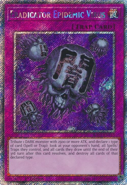 Image for Eradicator Epidemic Virus (Platinum Secret Rare) (Quarter Century Bonanza) (RA03-EN183) - YuGiOh