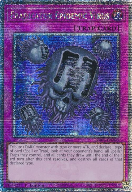 Image for Eradicator Epidemic Virus (Quarter Century Secret Rare) (Quarter Century Bonanza) (RA03-EN183) - YuGiOh