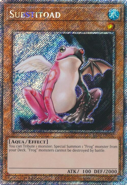 Image for Substitoad (Platinum Secret Rare) (Quarter Century Bonanza) (RA03-EN197) - YuGiOh