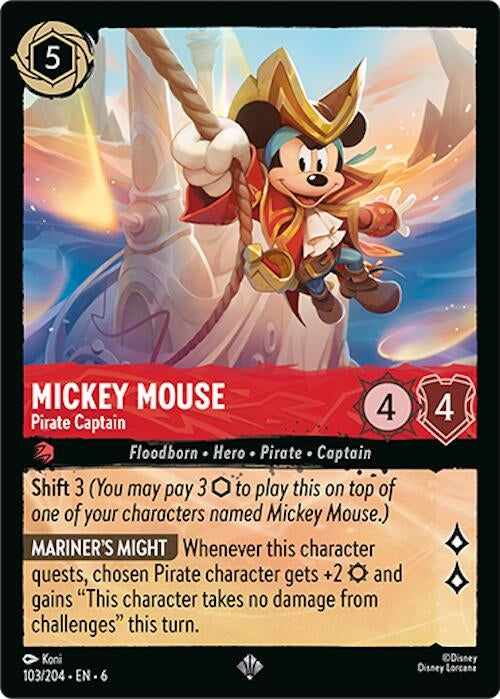 Image for Mickey Mouse - Pirate Captain (6) (103)