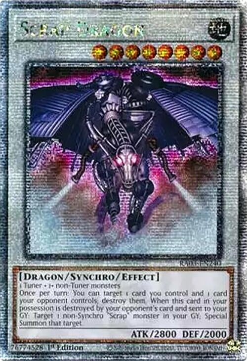 Image for Scrap Dragon (Quarter Century Secret Rare) (Quarter Century Bonanza) (RA03-EN240) - YuGiOh