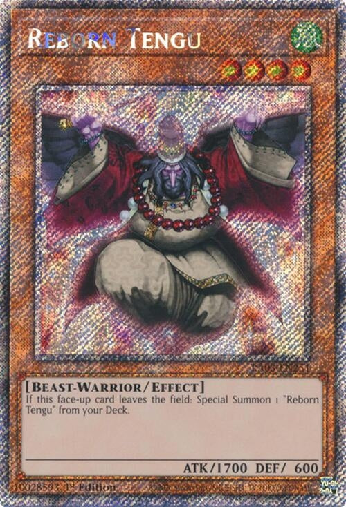 Image for Reborn Tengu (Platinum Secret Rare) (Quarter Century Bonanza) (RA03-EN251) - YuGiOh