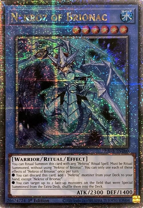 Image for Nekroz of Brionac (Quarter Century Secret Rare) (Quarter Century Bonanza) (RA03-EN260) - YuGiOh
