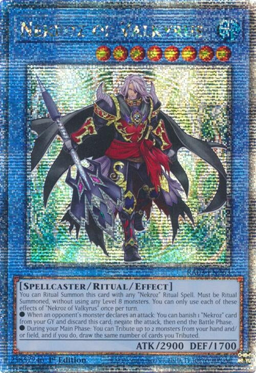 Image for Nekroz of Valkyrus (Quarter Century Secret Rare) (Quarter Century Bonanza) (RA03-EN263) - YuGiOh