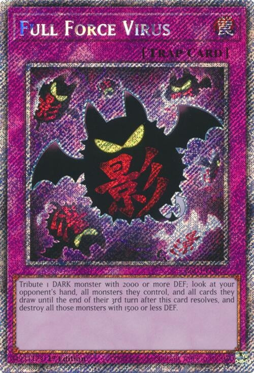 Image for Full Force Virus (Platinum Secret Rare) (Quarter Century Bonanza) (RA03-EN267) - YuGiOh
