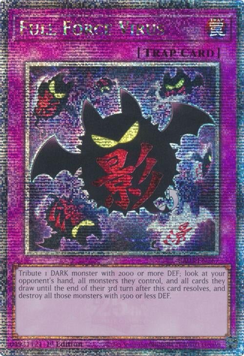 Image for Full Force Virus (Quarter Century Secret Rare) (Quarter Century Bonanza) (RA03-EN267) - YuGiOh