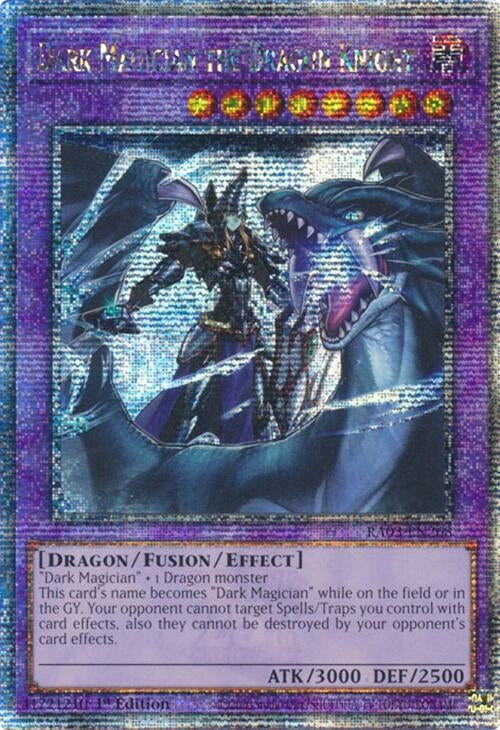 Image for Dark Magician the Dragon Knight (Quarter Century Secret Rare) (Quarter Century Bonanza) (RA03-EN268) - YuGiOh