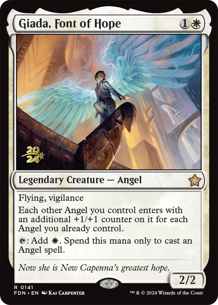 Image for Giada, Font of Hope (FDN) (Prerelease Cards) (141) - Magic: The Gathering