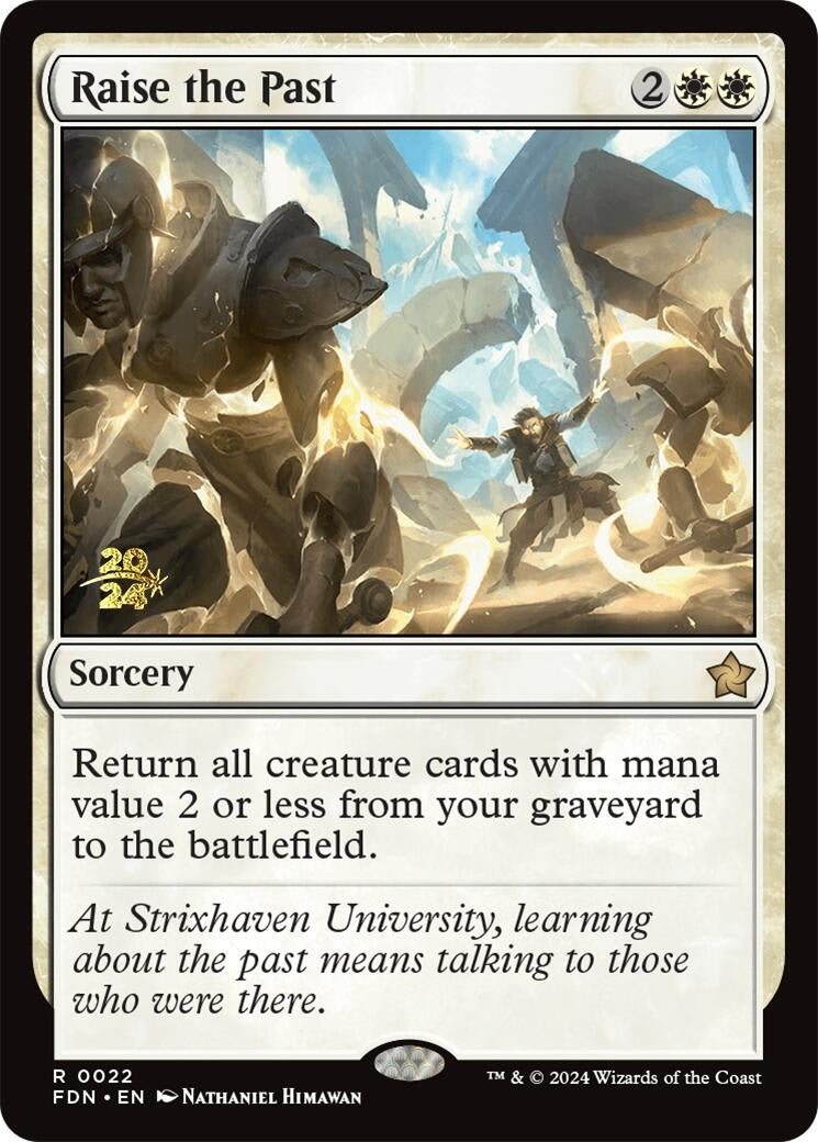 Image for Raise the Past (Prerelease Cards) (22) - Magic: The Gathering