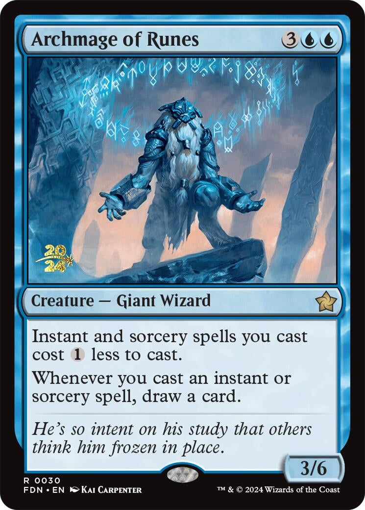 Image for Archmage of Runes (Prerelease Cards) (30) - Magic: The Gathering