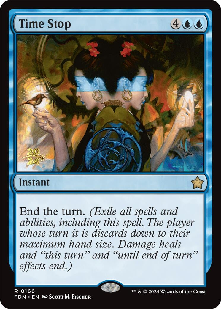 Image for Time Stop (Prerelease Cards) (166) - Magic: The Gathering