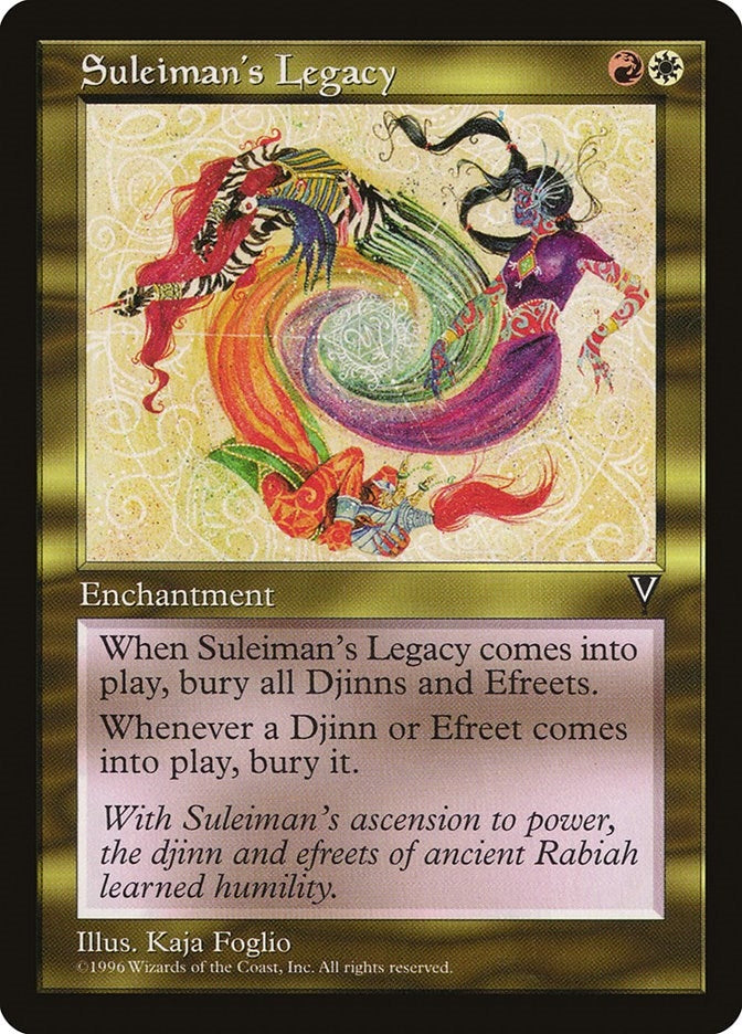 Image for Suleiman's Legacy (Visions) - Magic: The Gathering