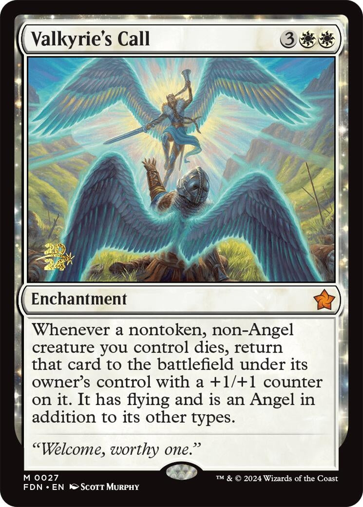 Image for Valkyrie's Call (Prerelease Cards) (27) - Magic: The Gathering
