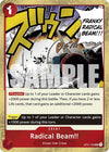 Image for Radical Beam!! (Jolly Roger Foil) (Premium Booster -The Best-) (OP01-029) - One Piece Card Game