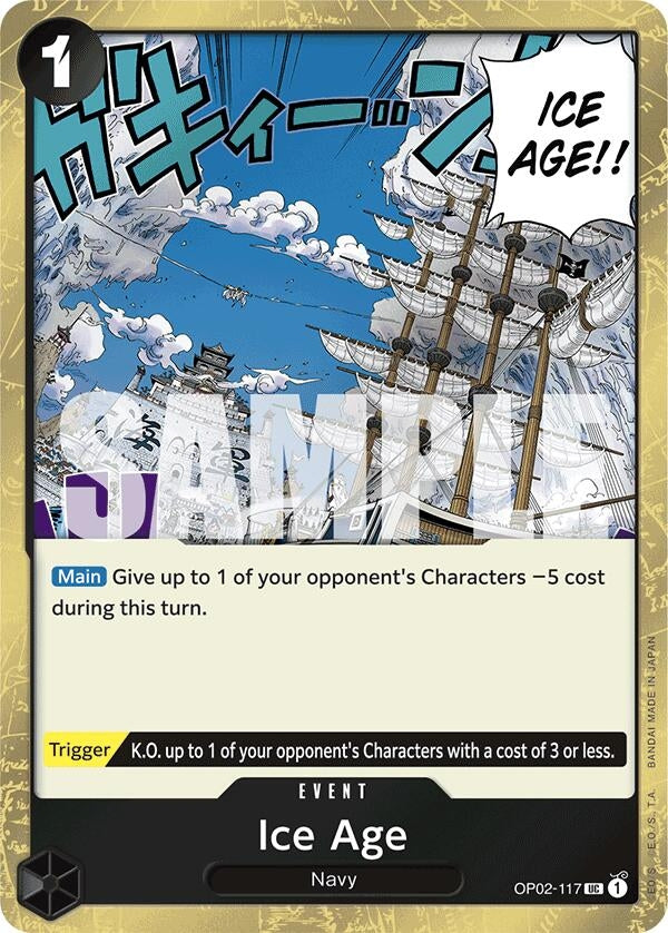 Image for Ice Age (Jolly Roger Foil) (Premium Booster -The Best-) (OP02-117) - One Piece Card Game