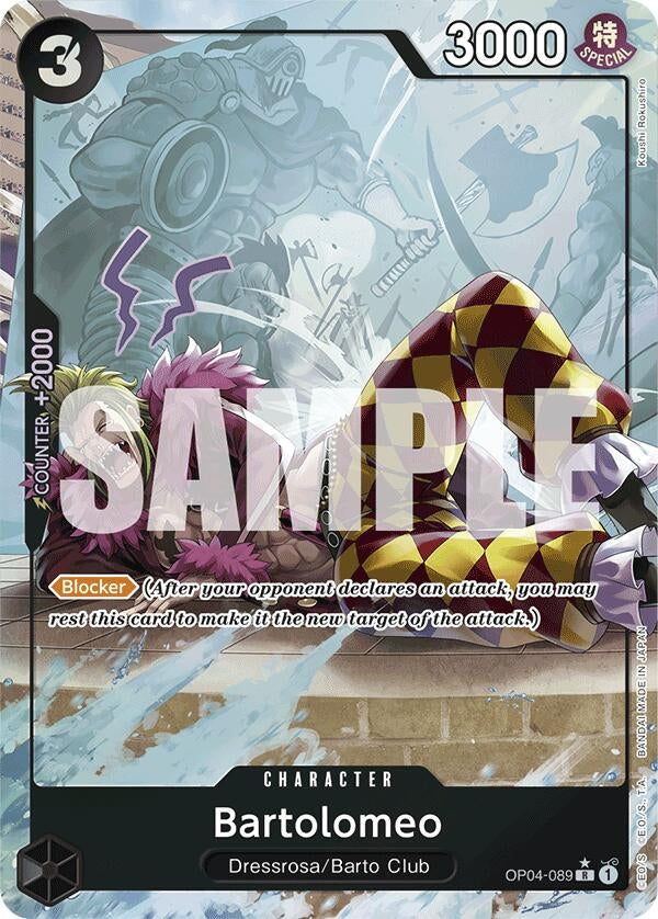 Image for Bartolomeo (OP04-089) (Full Art) (Premium Booster -The Best-) (OP04-089) - One Piece Card Game