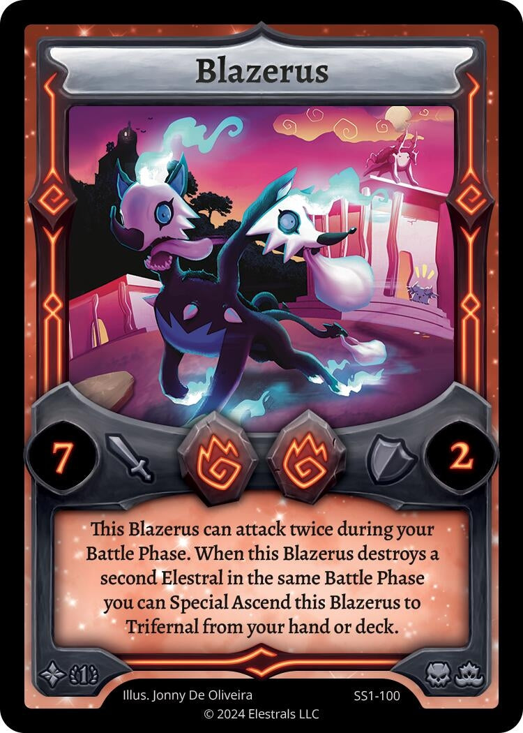 Image for Blazerus (Shattered Stars Chapter 1 [SS1]) (SS1-100) - Elestrals