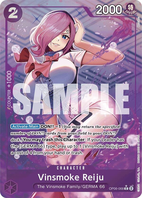 Image for Vinsmoke Reiju (OP06-068) (Full Art) (Premium Booster -The Best-) (OP06-068) - One Piece Card Game