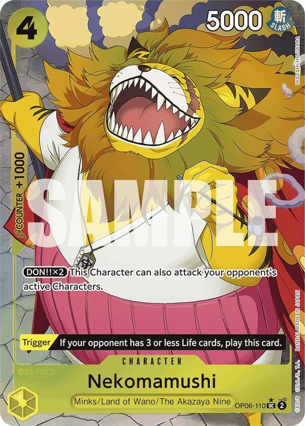 Image for Nekomamushi (Full Art) (Premium Booster -The Best-) (OP06-110) - One Piece Card Game