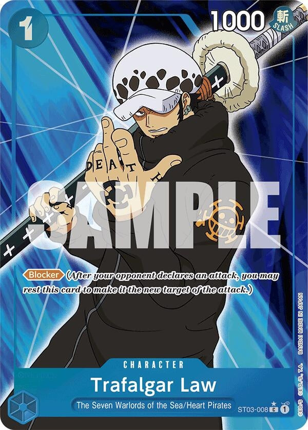 Image for Trafalgar Law (ST03-008) (Full Art) (Premium Booster -The Best-) (ST03-008) - One Piece Card Game