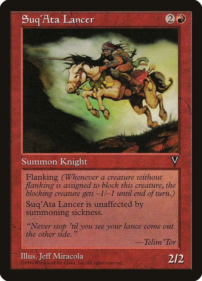 Image for Suq'Ata Lancer (Visions) - Magic: The Gathering