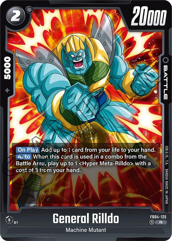 Image for General Rilldo (Ultra Limit) (FB04-125) - Dragon Ball Super: Fusion World