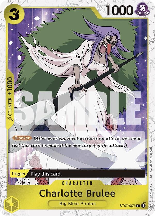 Image for Charlotte Brulee (Jolly Roger Foil) (Premium Booster -The Best-) (ST07-007) - One Piece Card Game